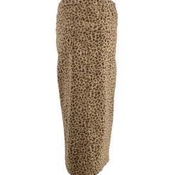 J By J 50353 Leo Stretch Skirt Leopard