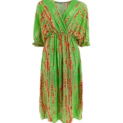 J BY J 8993 LONG DRESS GRØN