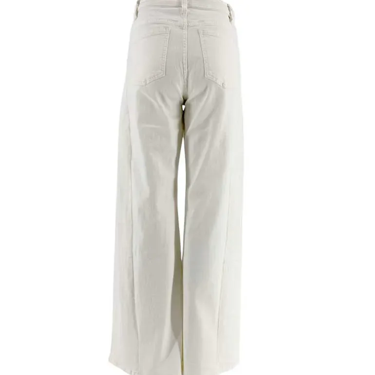 J By J 9240 Loose Stretch Jeans White