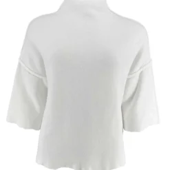 J By J 8162 Oversized Knit White