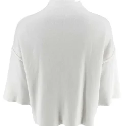 J By J 8162 Oversized Knit White