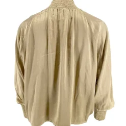 J By J 3272 Satin Blouse Golden