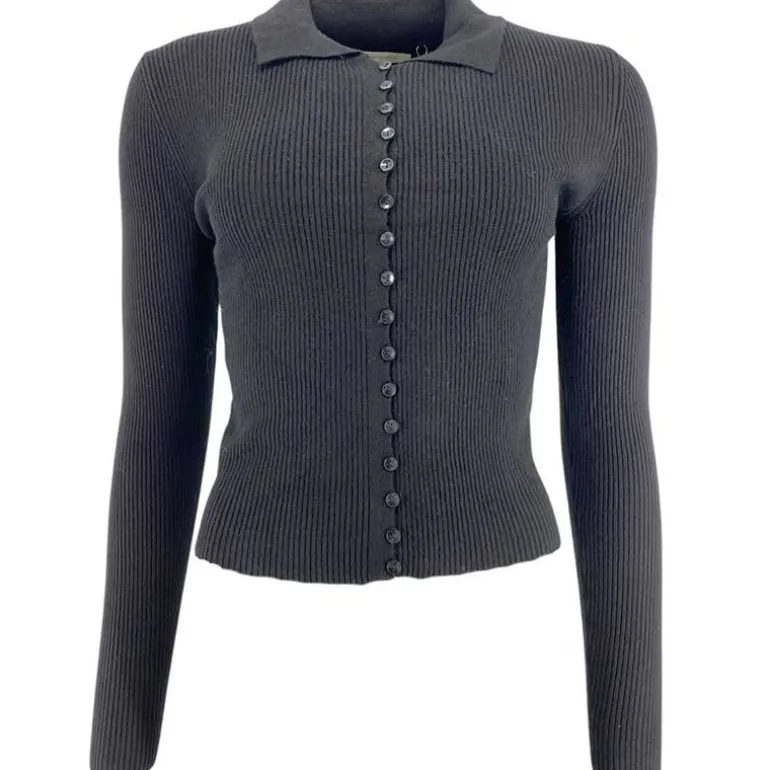 J By J 6036 Short Cardigan Black