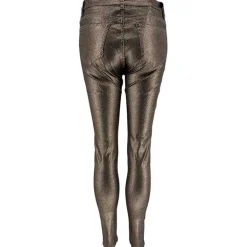 J BY J 6856 SNAKE PRINT PANTS SØLV