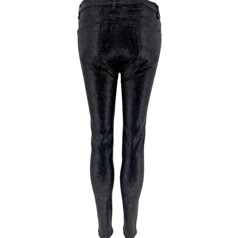 J BY J 6856 SNAKE PRINT PANTS SORT