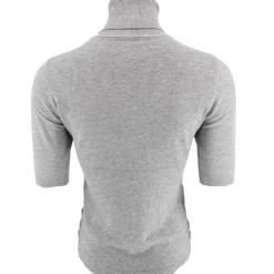 J By J 6032 SS Roll Neck Knit Grey