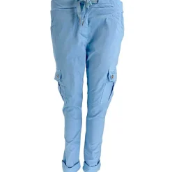 J By J 95870 Stretch Cargo Pants Lyseblå