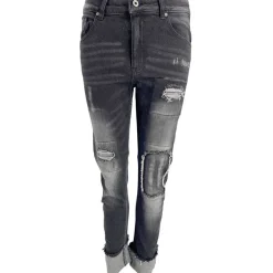 J By J 8457 Stretch Jeans Black