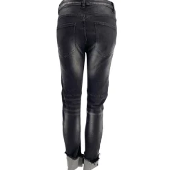 J By J 8457 Stretch Jeans Black