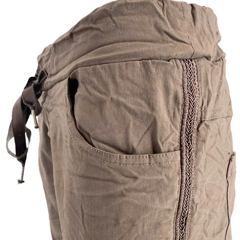 J By J 600083 Stretch Pants Fango