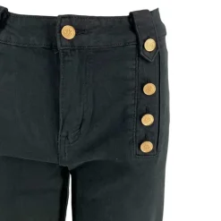 J By J 8053 Stretch Wide Jeans Gold/Black