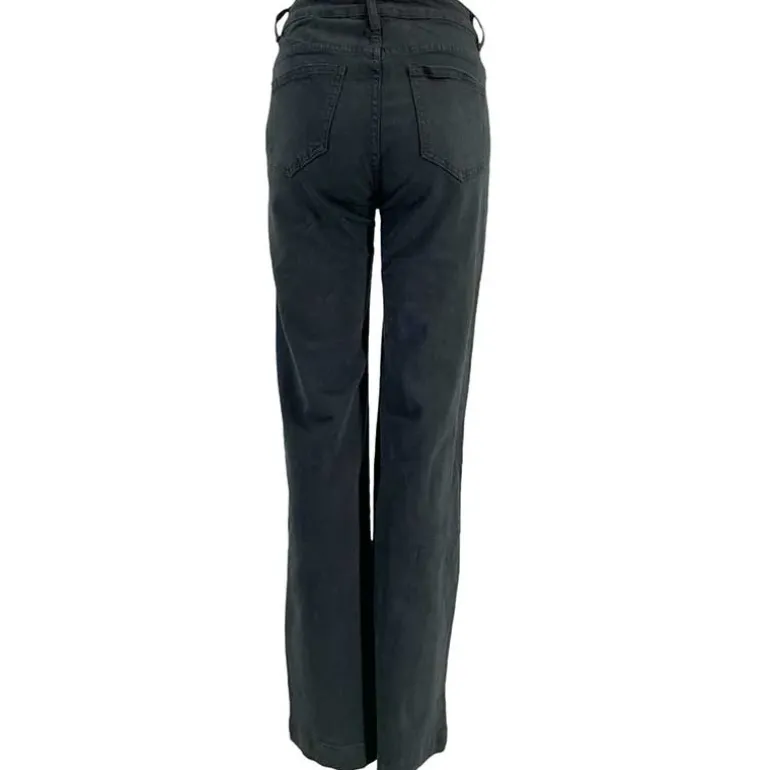 J By J 8053 Stretch Wide Jeans Gold/Black