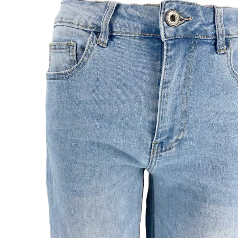 J By J 1670 Stretch Wide Jeans Light Blue