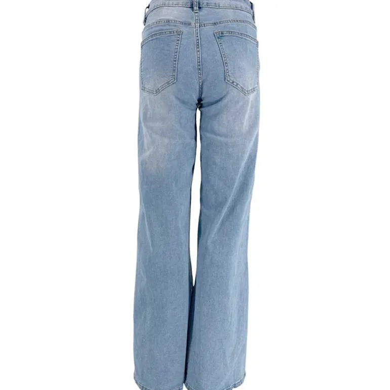 J By J 1670 Stretch Wide Jeans Light Blue