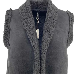 J By J 26968 Teddy Vest Black