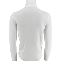 J By J 6082 Viscose Roll Neck Knit White
