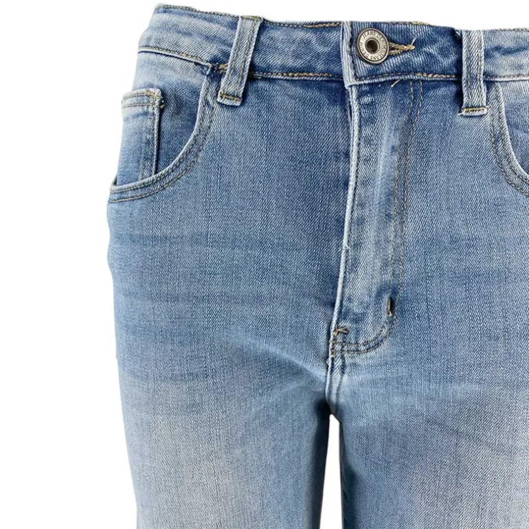 J By J 1364 Wide Stretch Jeans Light Blue