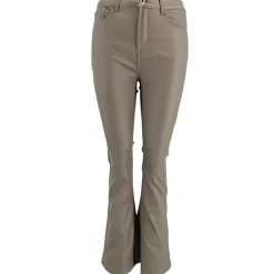 J By J 6866 Wide Stretch Pants Coated Taupe