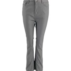 J By J 6866 Wide Stretch Pants Coated Grey