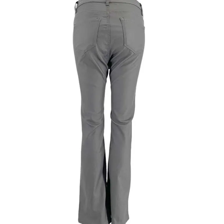 J By J 6866 Wide Stretch Pants Coated Grey