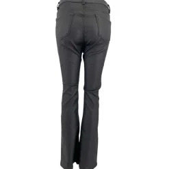 J By J 6866 Wide Stretch Pants Coated Black