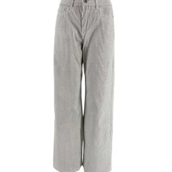 J By J 8062 Wide Stribe Stretch Pants White