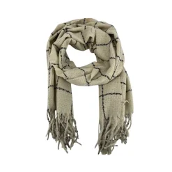 J by J A2015 Viscose Scarf Creme