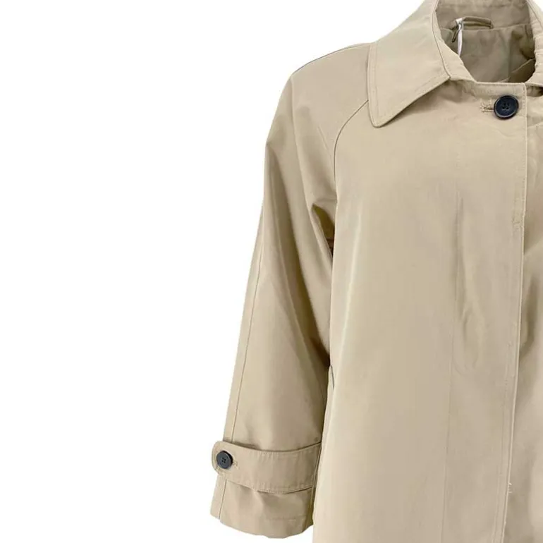 J By J B9653 Trench Coat Sand