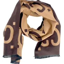 J By J JD-50 CC Viscose & Wool Scarf Brun