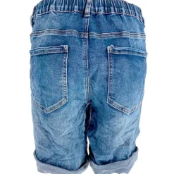 J BY J MC-6020 Denim Stretch Shorts Blå