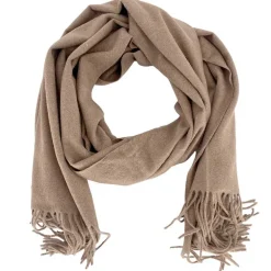 J By J QR17 Wool & Cashmere Scarf Brun