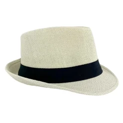 J BY J SUMMER HAT OFF WHITE
