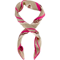 J By J YF-1351 Viscose Mini Scarf Pink