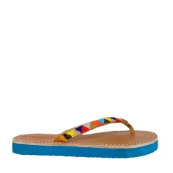 Laidbacklondon SERI SSB Soft Sole Sandal Tribal Blå