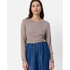 Levete Room LR-Ika 11 T-Shirt Jersey Taupe