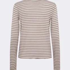 Levete Room LR-Ika 11 T-Shirt Jersey Taupe