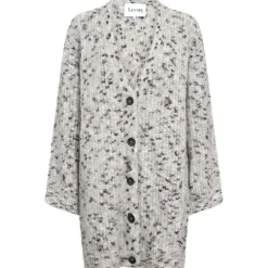 Levete Room LR-Isabelle 2 Cardigan Knit Light Grey