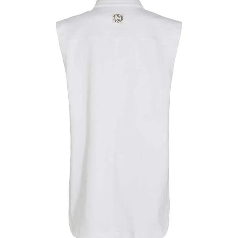 LEVETE ROOM LR-RAMELLA 6 WAISTCOAT HVID