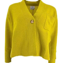 M. Wiesneck Lina Wool Cardigan Honey Sun