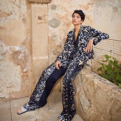 Munthe Fabert Silk Pants Black