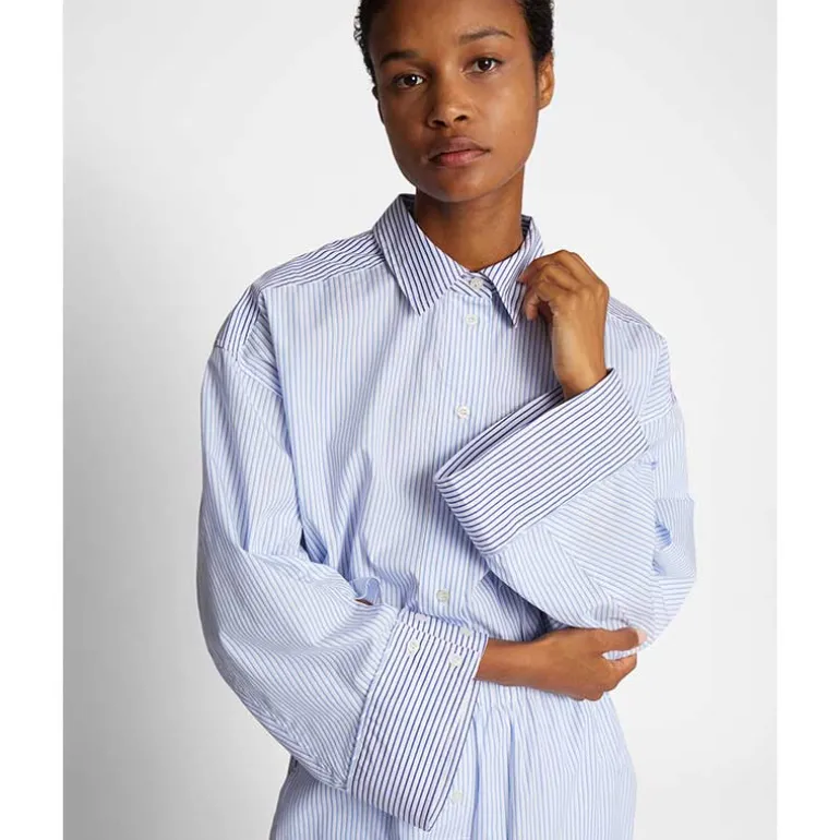 Munthe Filberto Oversized Shirt Blue