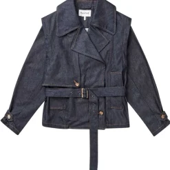 Munthe Firdos Denim Jacket / Vest Indigo