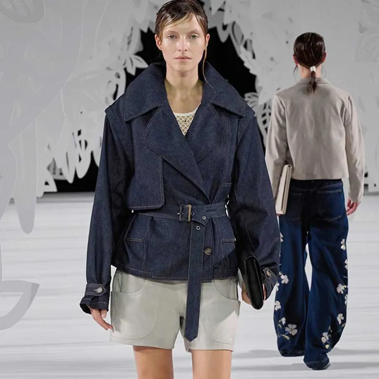 Munthe Firdos Denim Jacket / Vest Indigo