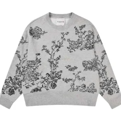 Munthe Friede Oversized Sweat Grey