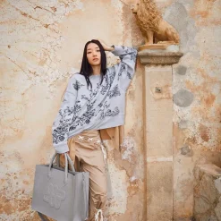 Munthe Friede Oversized Sweat Grey