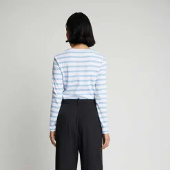 Munthe Jote L/S T-Shirt Light Blue