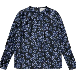 Munthe Seima Flower Blouse Black