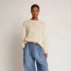 Munthe Tahlis Knit Ivory