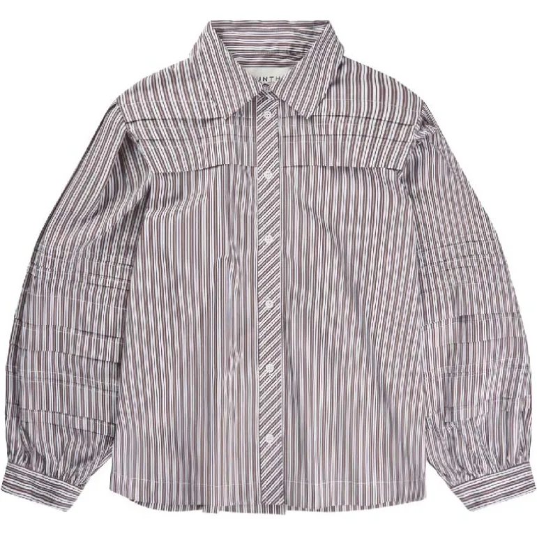 Munthe Trudie Stripe Shirt Chocolate