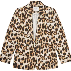 Munthe Ukit Leopard Blazer Mocca
